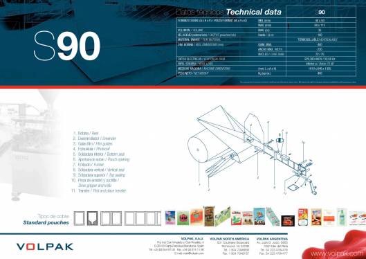 VOLPAK S-90. Envasadora de envase flexible 2
